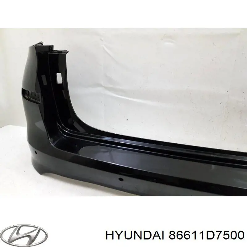 Parachoques trasero 86611D7500 Hyundai/Kia
