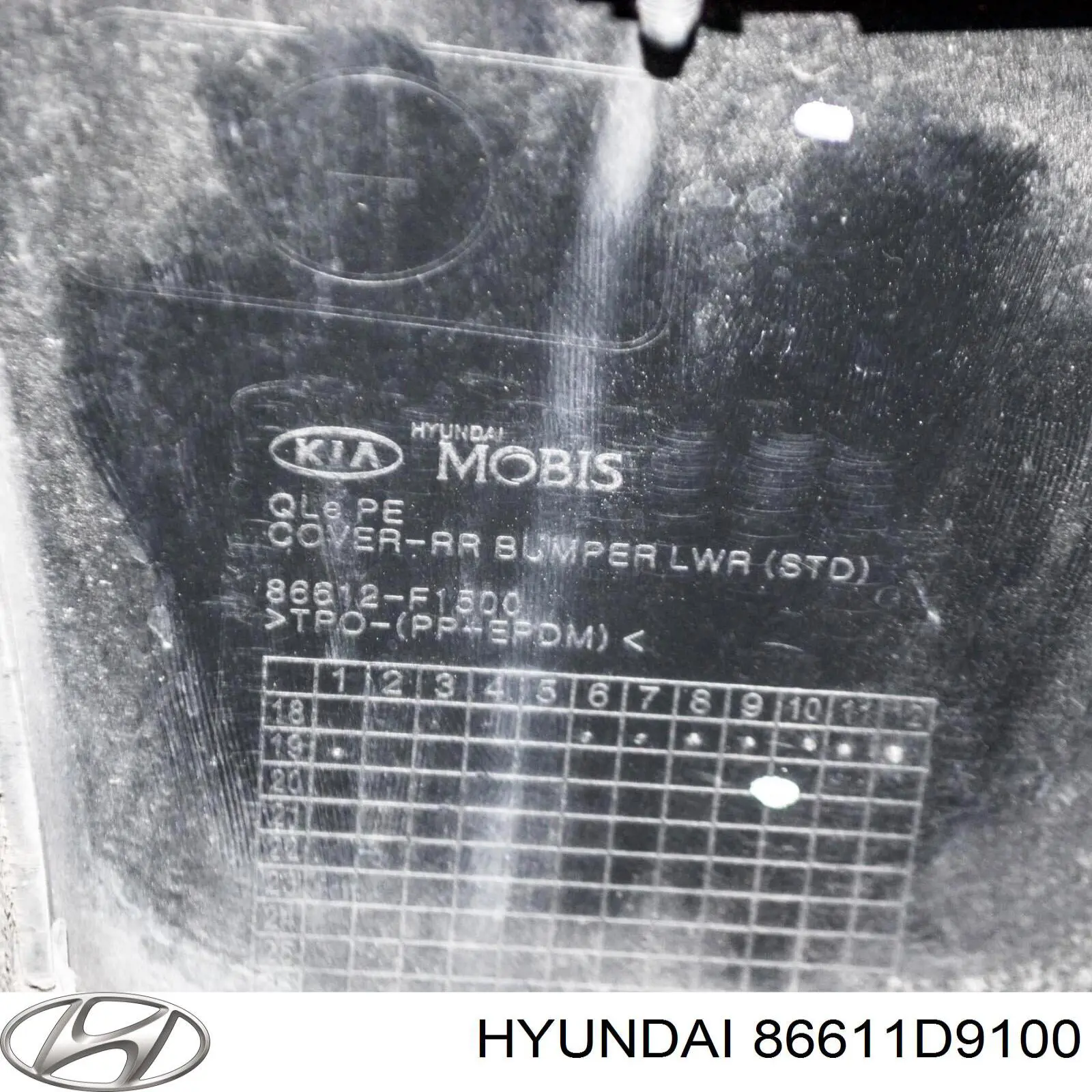 Parachoques trasero, parte superior Hyundai/Kia 86611D9100 precio, desde 247,82 EUR