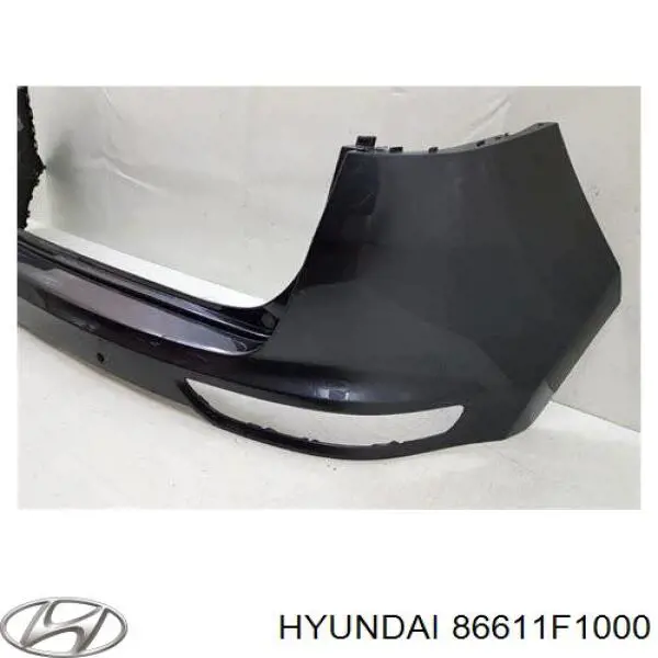 86611F1000 Hyundai/Kia parachoques trasero, parte superior
