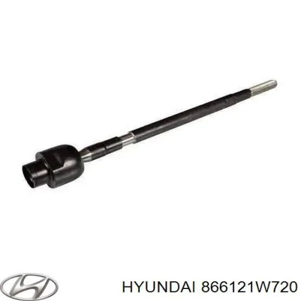 866121W720 Hyundai/Kia Parachoques trasero, parte inferior