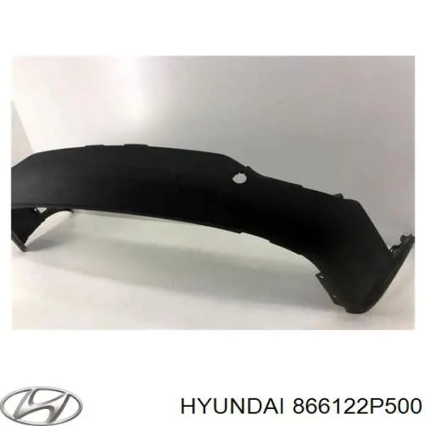 866122P500 Hyundai/Kia Parachoques trasero, parte inferior