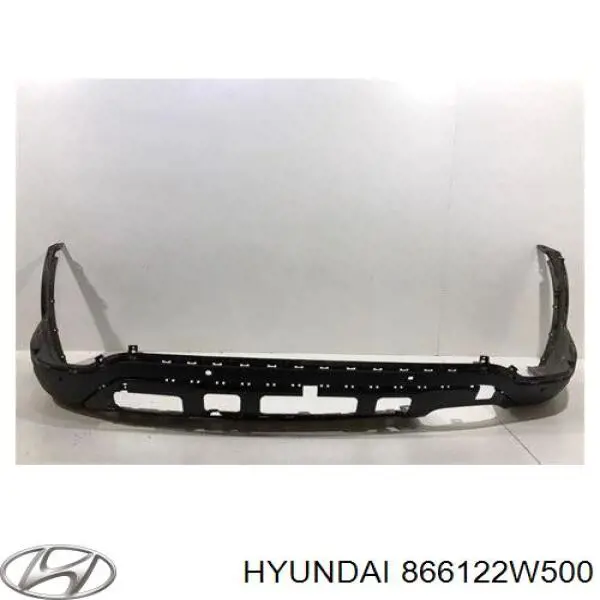 866122W500 Hyundai/Kia Parachoques trasero, parte inferior