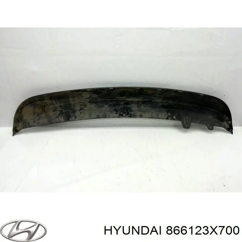 Listón embellecedor/protector, parachoques trasero para Hyundai Elantra (MD)