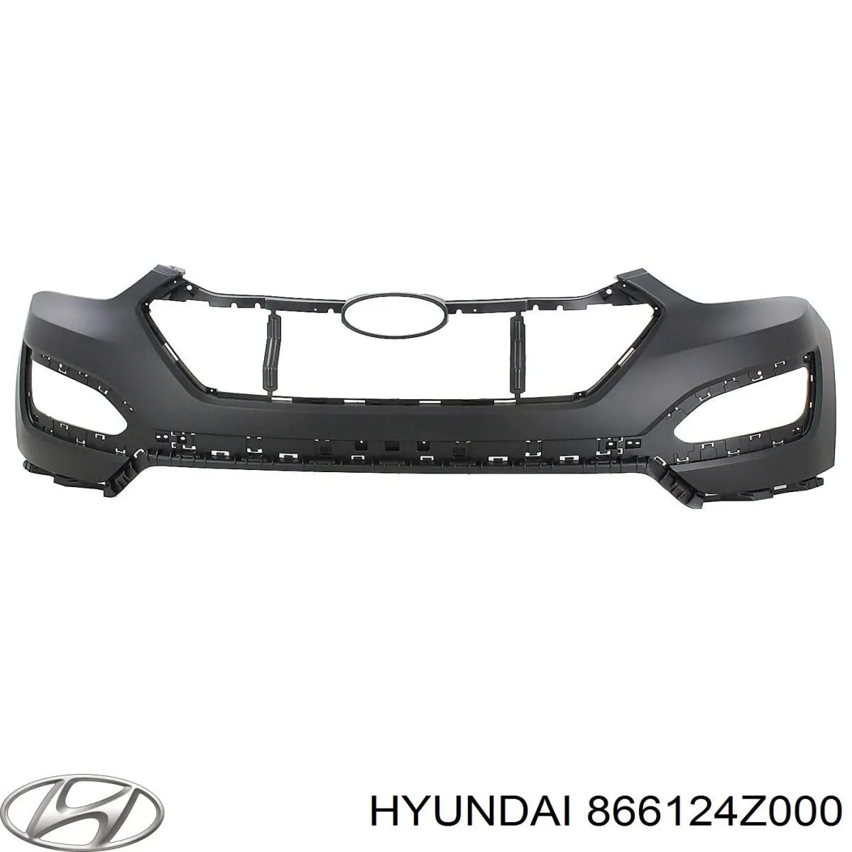 866124Z000 Hyundai/Kia parachoques trasero, parte inferior