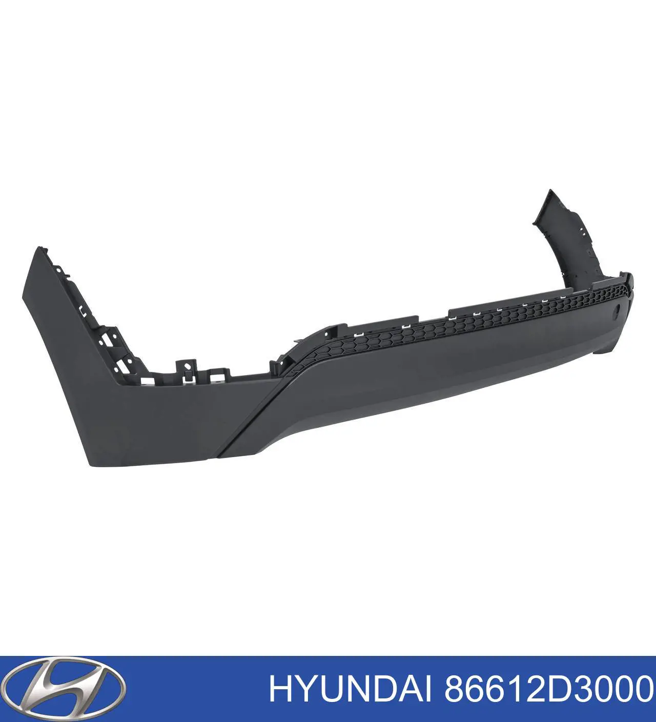 86612D3000 Hyundai/Kia parachoques trasero, parte inferior