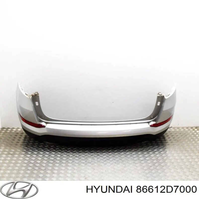 Parachoques trasero, parte inferior Hyundai/Kia 86612D7000