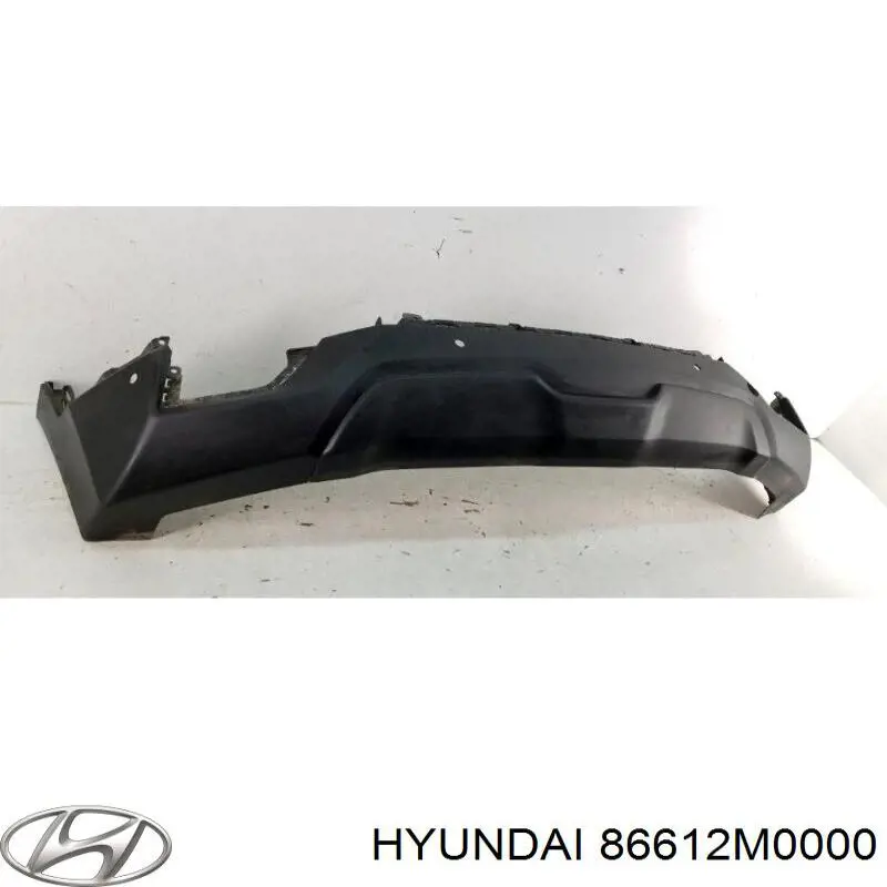 86612M0000 Hyundai/Kia parachoques trasero, parte inferior