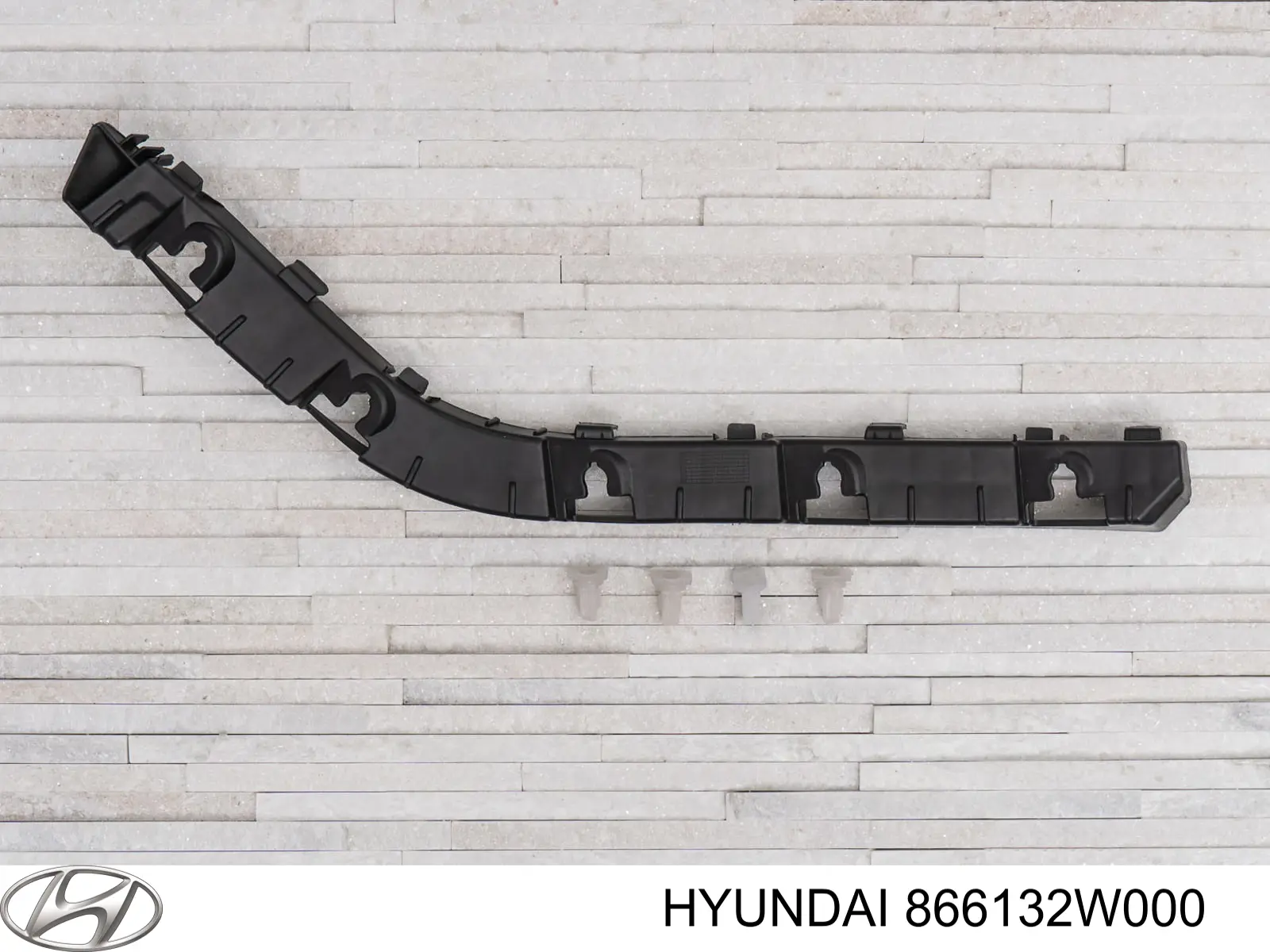 Soporte de guía para parachoques trasero, izquierda Hyundai Santa Fe 3 (DM)