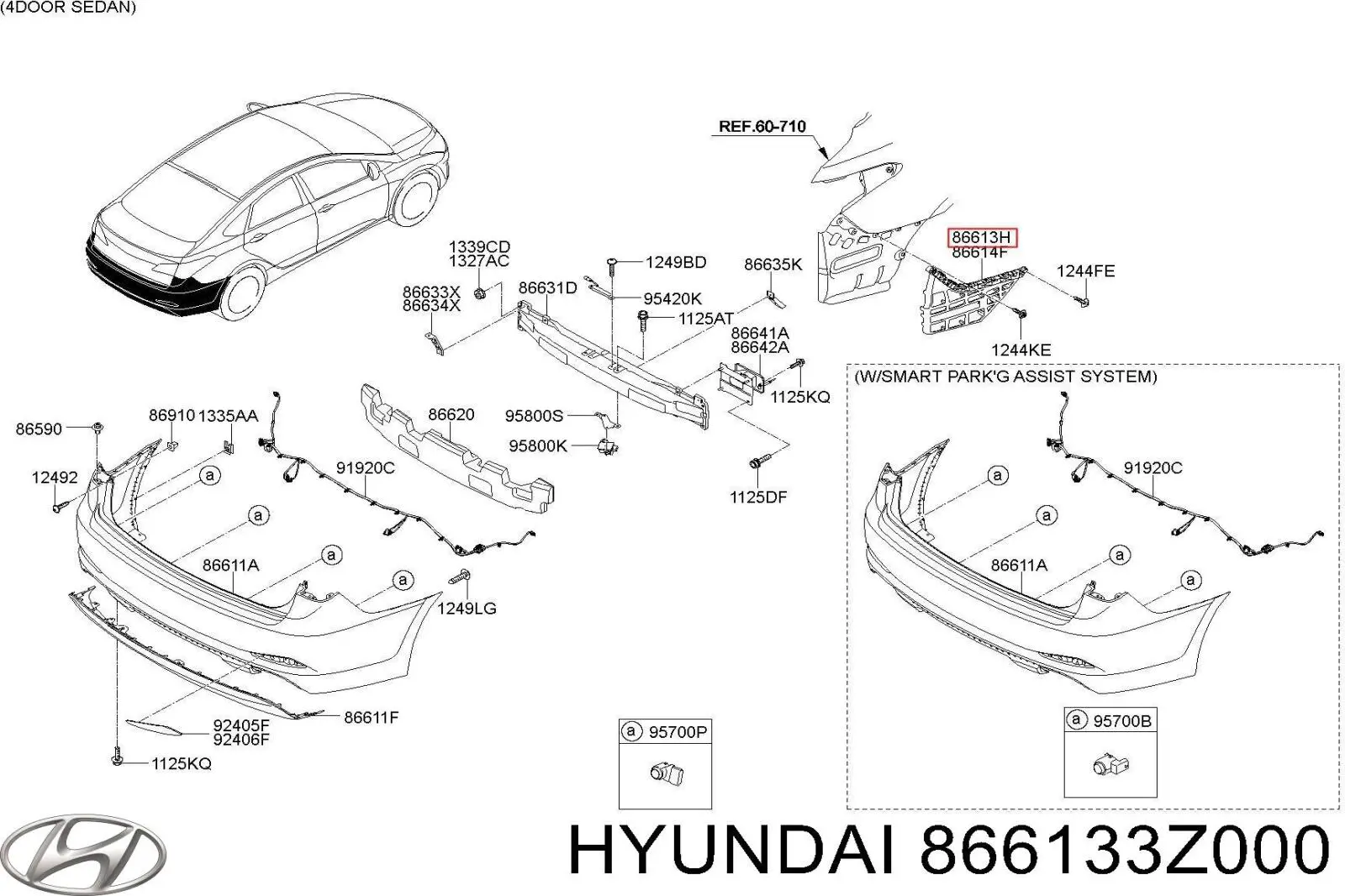 866133Z000 Hyundai/Kia