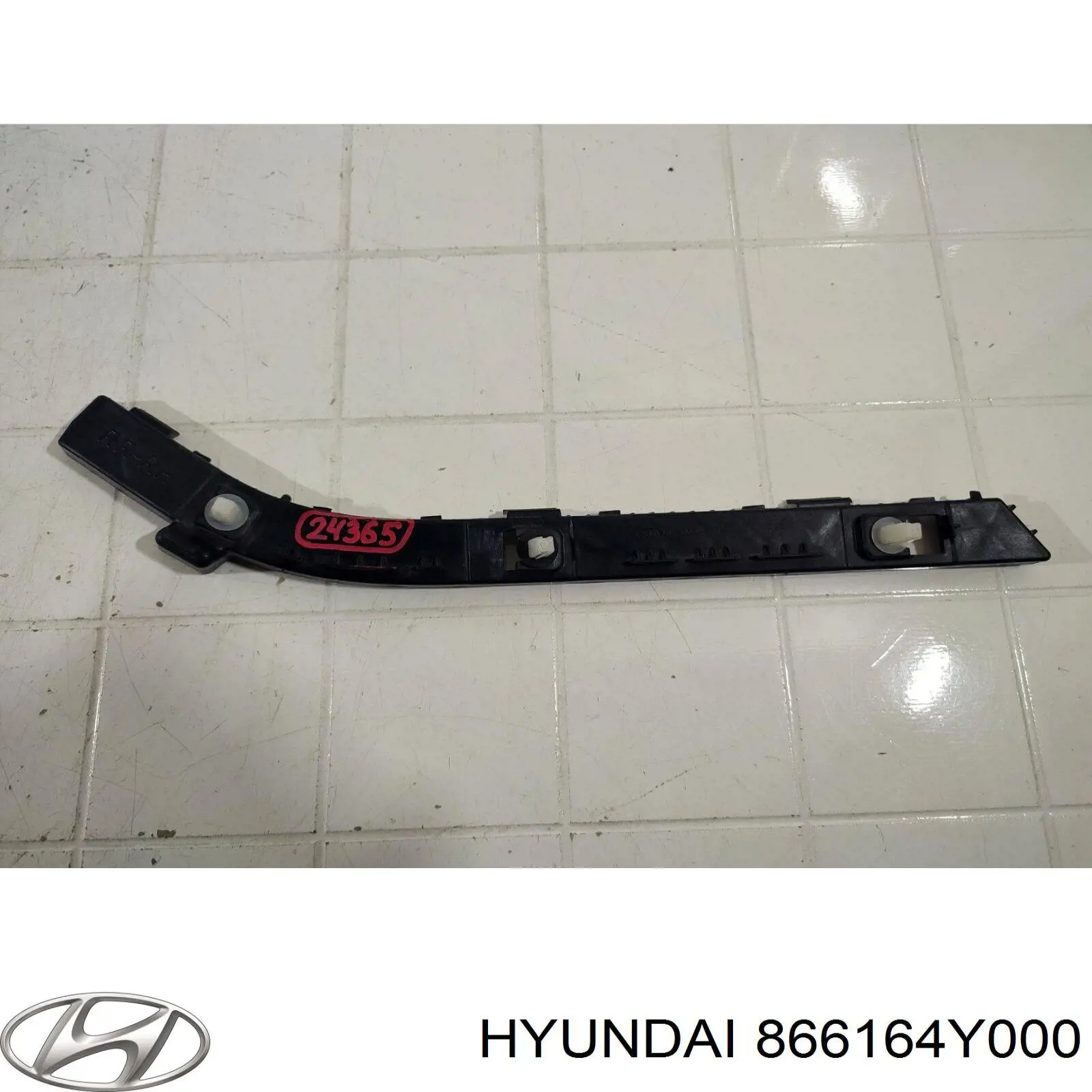 866164Y000 Hyundai/Kia soporte de parachoques trasero derecho