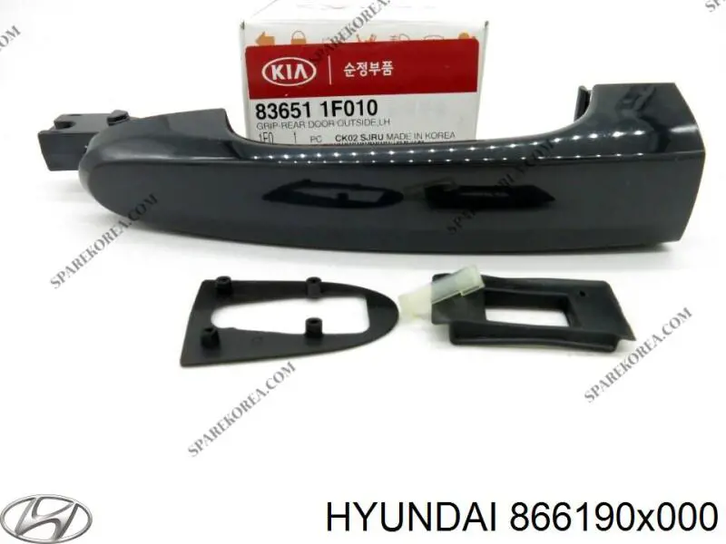 Soporte del parachoques trasero derecho Hyundai/Kia 866190X000 precio, desde 8,53 EUR
