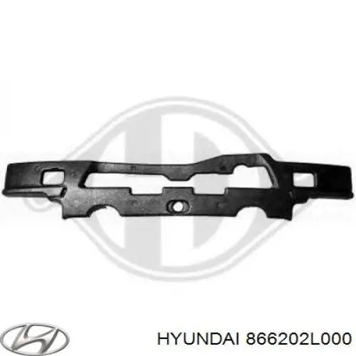 866202L000 Hyundai/Kia absorbente parachoques trasero