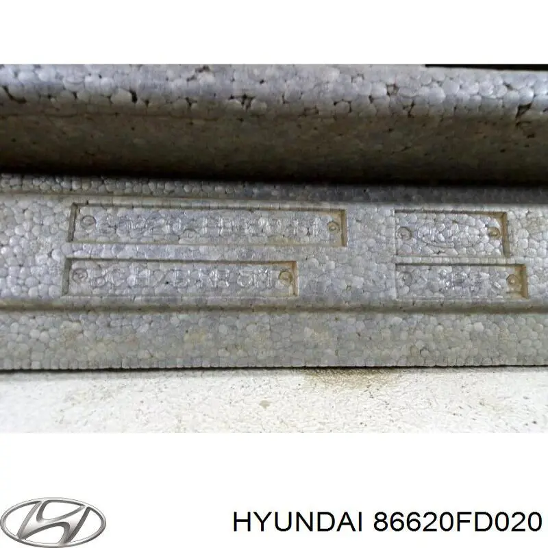 86620FD020 Hyundai/Kia absorbente parachoques trasero