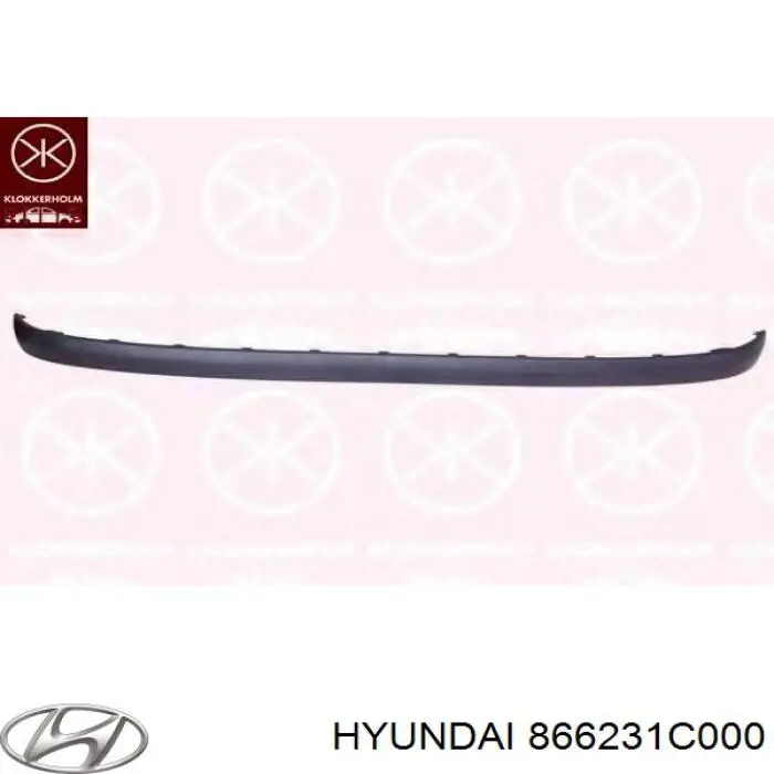 Moldura de parachoques trasero Hyundai/Kia 866231C000 precio, desde 12,75 EUR