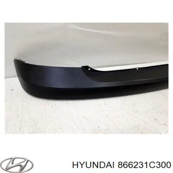 866231C300 Hyundai/Kia moldura de parachoques trasero