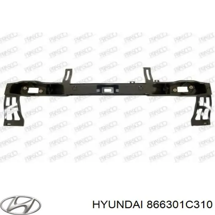 866301C310 Hyundai/Kia refuerzo parachoques trasero