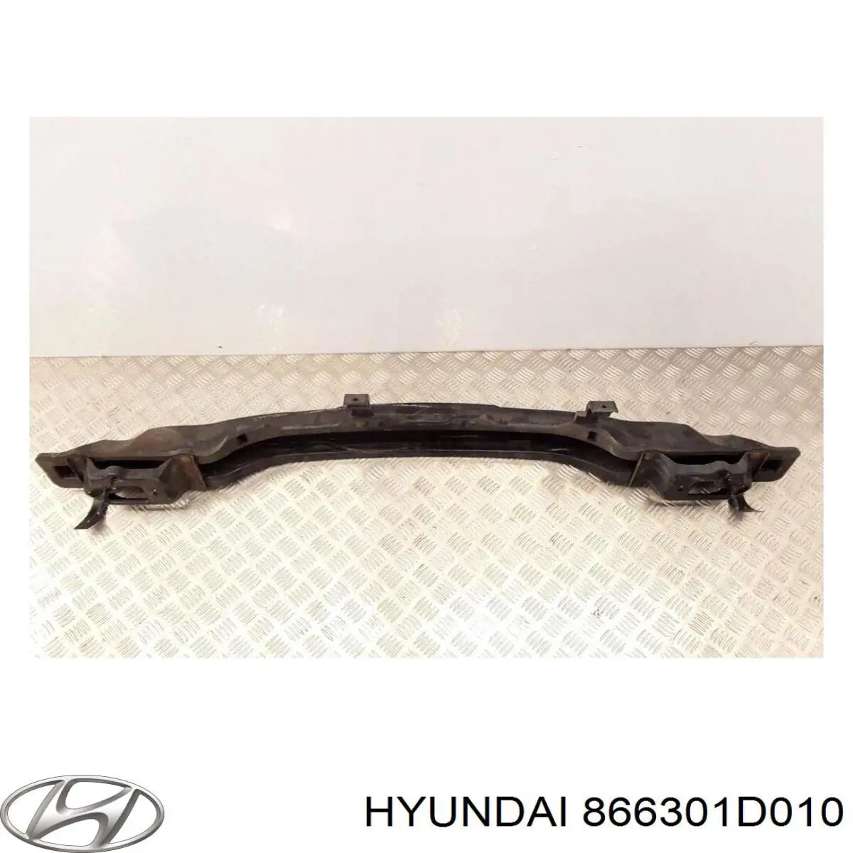 866301D010 Hyundai/Kia refuerzo parachoques trasero