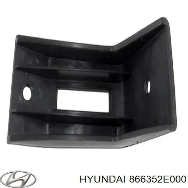 866352E000 Hyundai/Kia soporte de amplificador de parachoques delantero