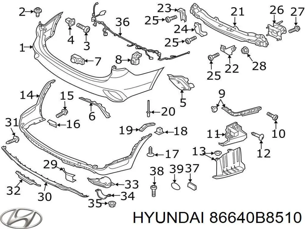 86640B8510 Hyundai/Kia