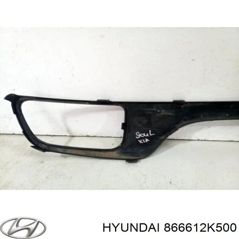 866612K500 Hyundai/Kia protector parachoques trasero