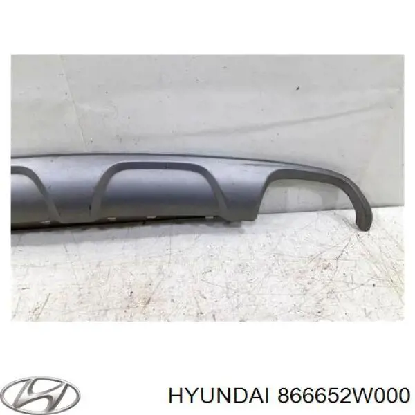 Protector parachoques trasero 866652W000 Hyundai/Kia