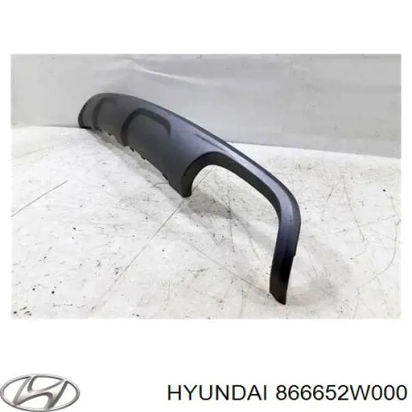 Protector parachoques trasero 866652W000 Hyundai/Kia