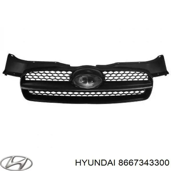 Paragolpes trasero, parte izquierda Hyundai H100 (P)