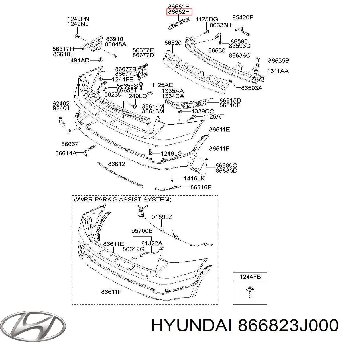 866823J000 Hyundai/Kia