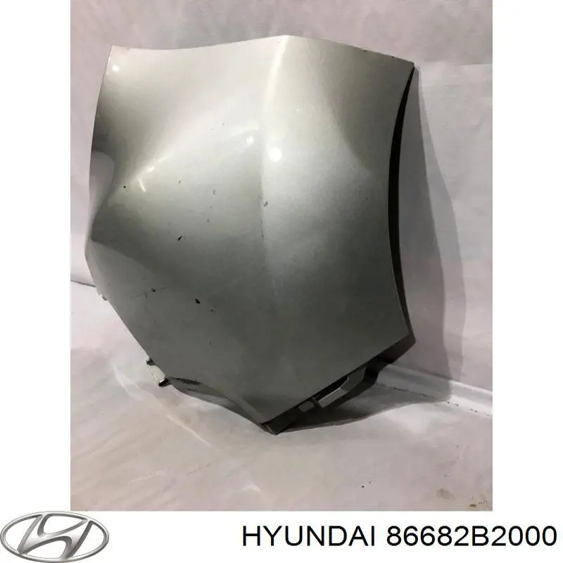 86682B2000 Hyundai/Kia parachoques trasero, parte derecha