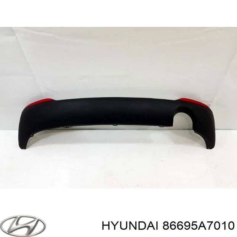 86695A7010 Hyundai/Kia listón embellecedor/protector, parachoques trasero