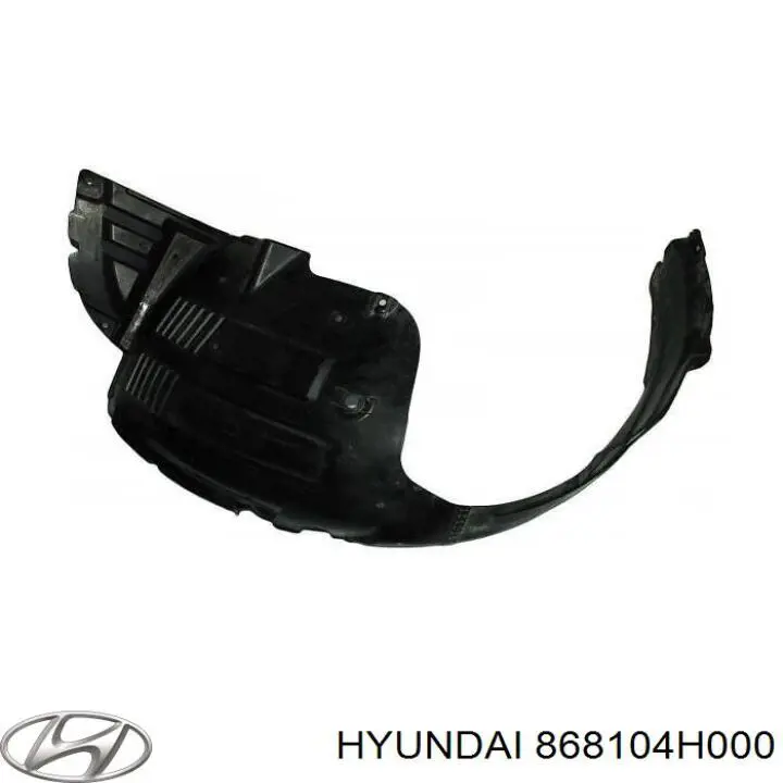 868104H000 Hyundai/Kia Guardalodos interior izquierdo, guardafango delantero