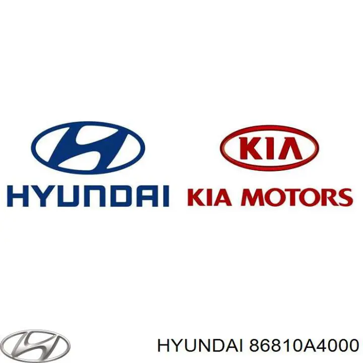 86810A4000 Hyundai/Kia guardabarros interior, aleta delantera, izquierdo