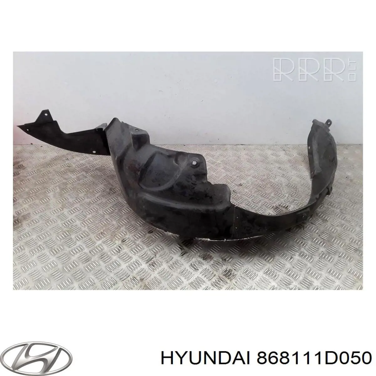 868111D050 Hyundai/Kia guardabarros interior, aleta delantera, izquierdo