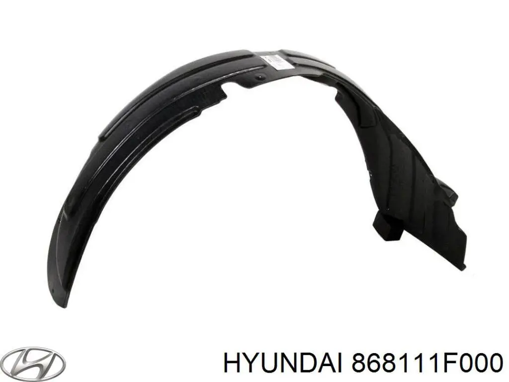 868111F000 Hyundai/Kia guardabarros interior, aleta delantera, izquierdo