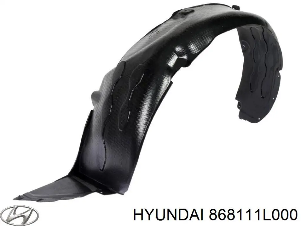 868111L000 Hyundai/Kia guardabarros interior, aleta delantera, izquierdo