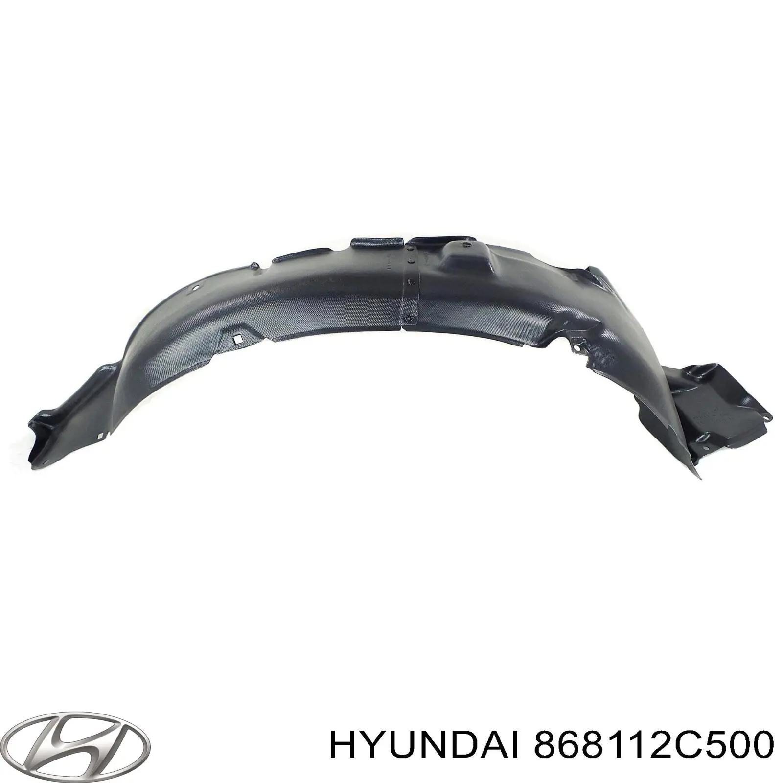 868112C500 Hyundai/Kia guardabarros interior, aleta delantera, izquierdo