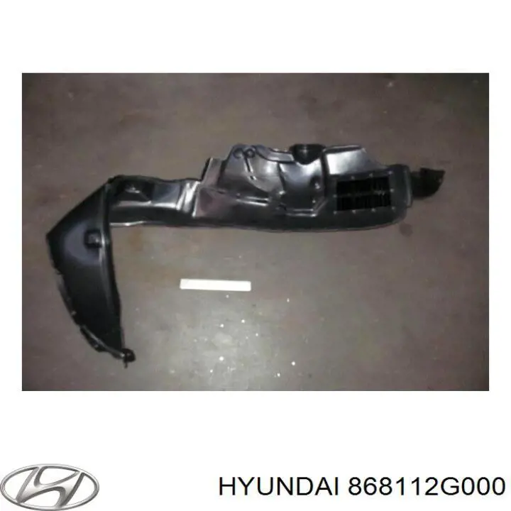 868112G000 Hyundai/Kia guardabarros interior, aleta delantera, izquierdo