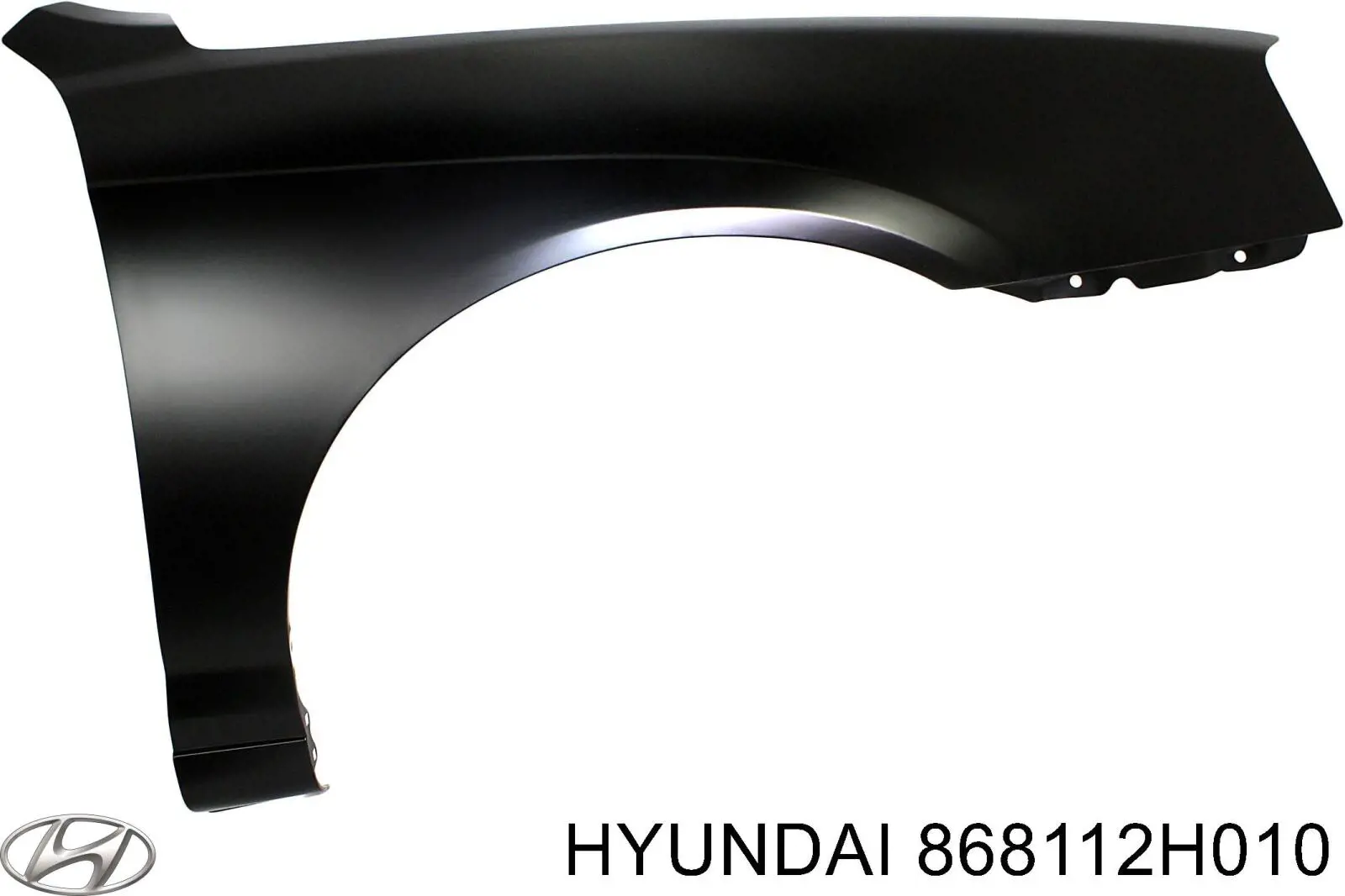 868112H010 Hyundai/Kia Guardalodos interior izquierdo, guardafango delantero