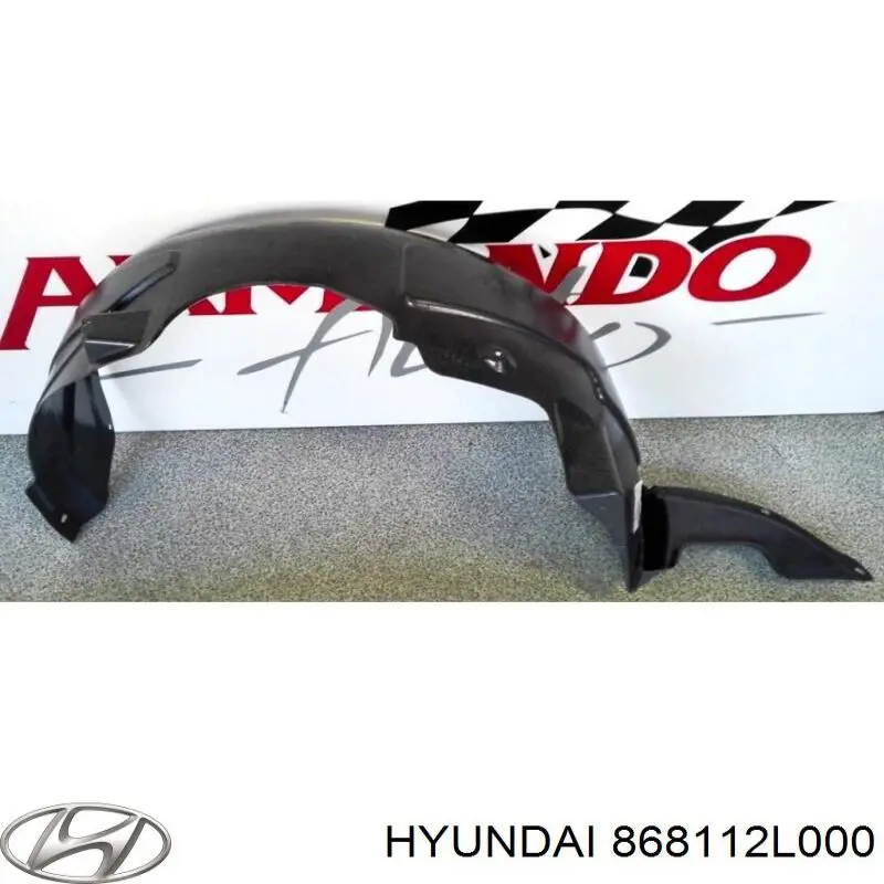 Comprar 868112L000 Hyundai/Kia Guardalodos interior izquierdo, guardafango delantero