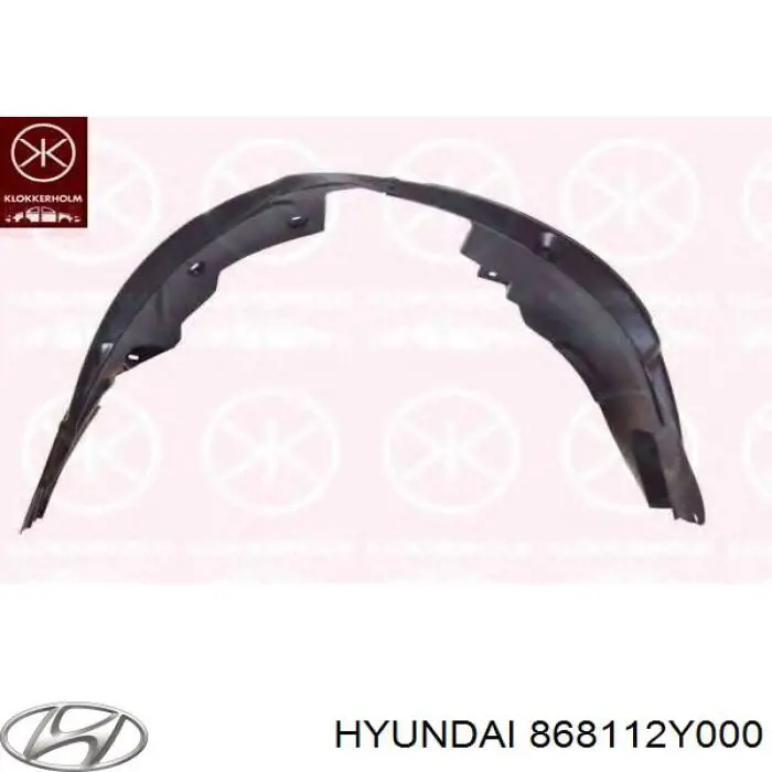 Comprar 868112Y000 Hyundai/Kia Guardalodos interior izquierdo, guardafango delantero