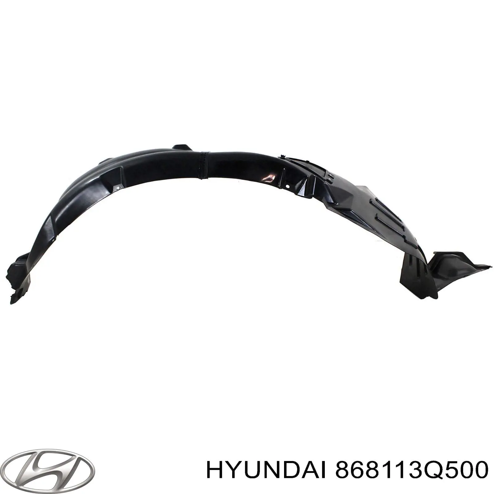 868113Q500 Hyundai/Kia guardabarros interior, aleta delantera, izquierdo
