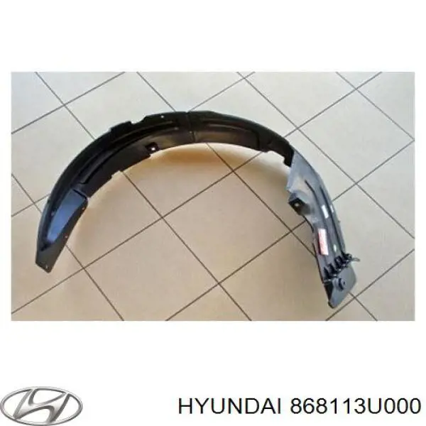 868113U000 Hyundai/Kia guardabarros interior, aleta delantera, izquierdo delantero