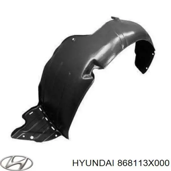 Comprar 868113X000 Hyundai/Kia Guardalodos interior izquierdo, guardafango delantero