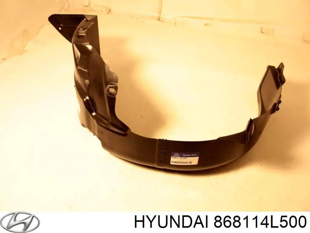 868114L500 Hyundai/Kia Guardalodos interior izquierdo, guardafango delantero