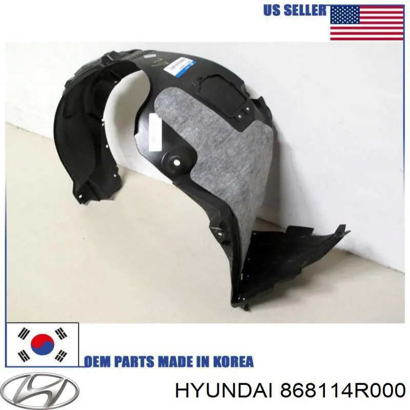 868114R000 Hyundai/Kia Guardalodos interior izquierdo, guardafango delantero