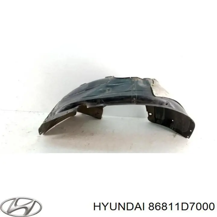 Guardabarros interior, aleta delantera, izquierdo para Hyundai Tucson (TL)