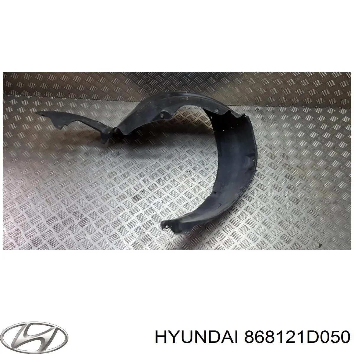 868121D050 Hyundai/Kia guardabarros interior, aleta delantera, derecho