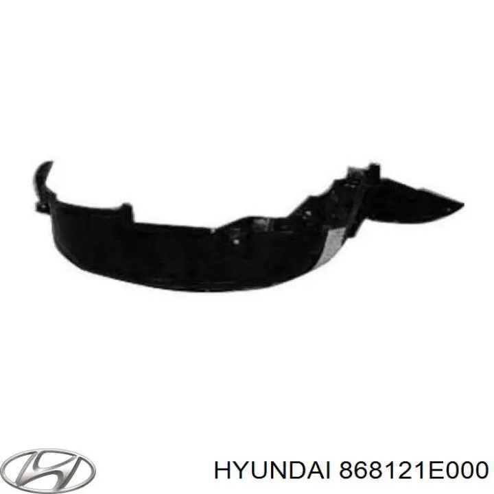 Guardabarros interior, aleta delantera, derecho para Hyundai Accent 