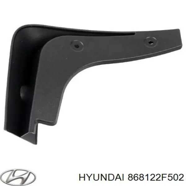 868122F502 Hyundai/Kia guardabarros interior, aleta delantera, derecho