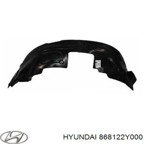 Guardabarros interior derecho, aleta delantera Hyundai/Kia 868122Y000 precio, desde 31,78 EUR